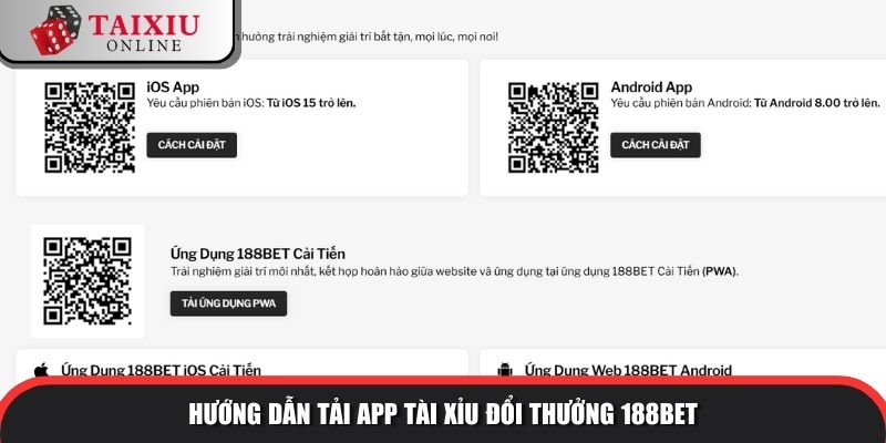 188bet 4 387 Hướng dẫn tải app tài xỉu đổi thưởng 188Bet