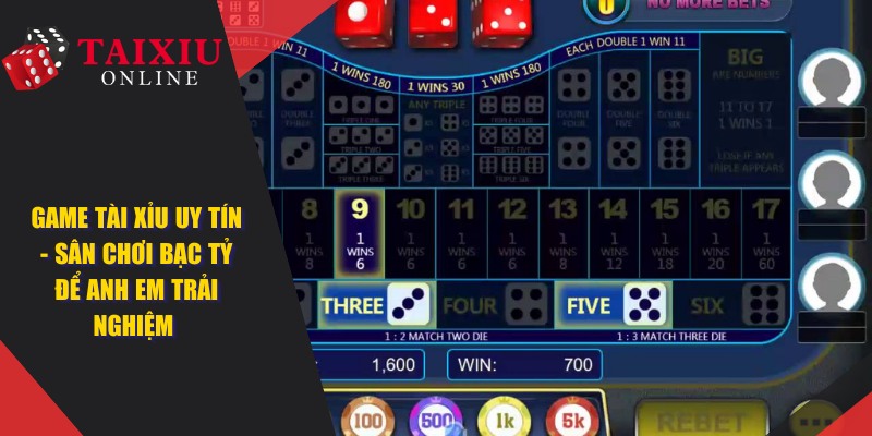 Game Tài Xỉu Uy Tín - Sân Chơi Bạc Tỷ Để Anh Em Trải Nghiệm