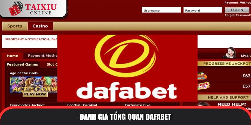 danh gia tong quan dafabet 241 Đánh giá tổng quan về nhà cái tài xỉu Dafabet