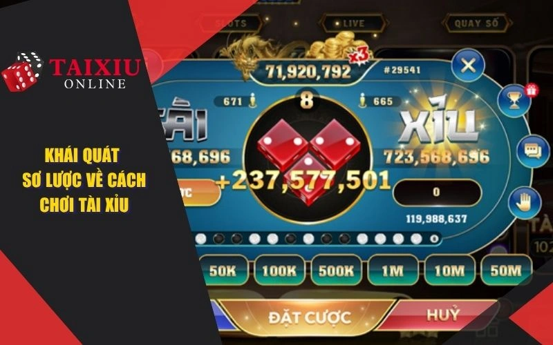 khai quat so luoc ve cach choi tai 1380 Khái quát sơ lược về cách chơi tài xỉu