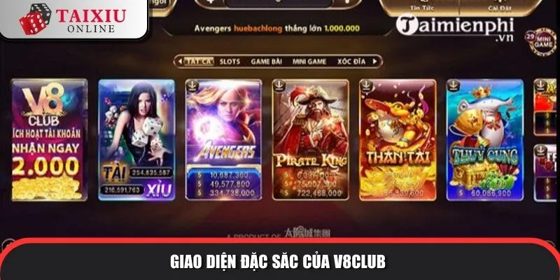 v8club 2 543 Giao diện đặc sắc của V8Club