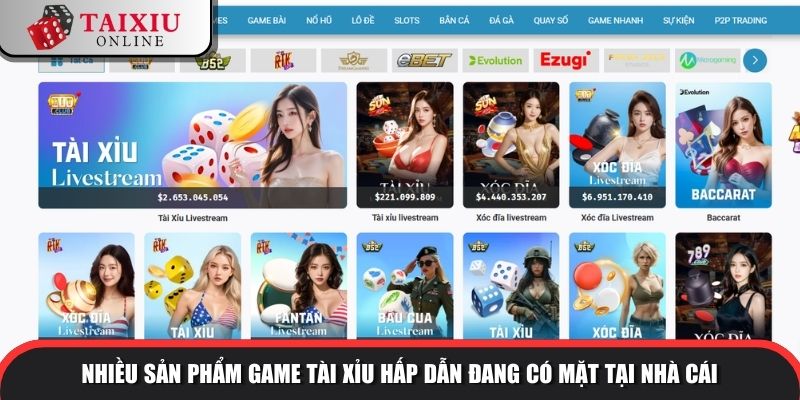 wi88 2 1 913 Nhiều sản phẩm game Tài Xỉu hấp dẫn đang có mặt tại nhà cái